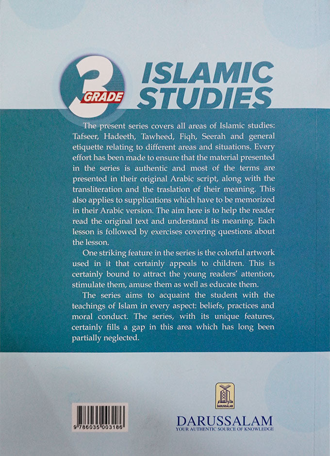 Islamic Studies grade 3 by Darussalam.