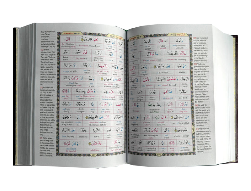 Study the Noble Qur’an – Word for Word With Translation (Single Volume) | Darussalam