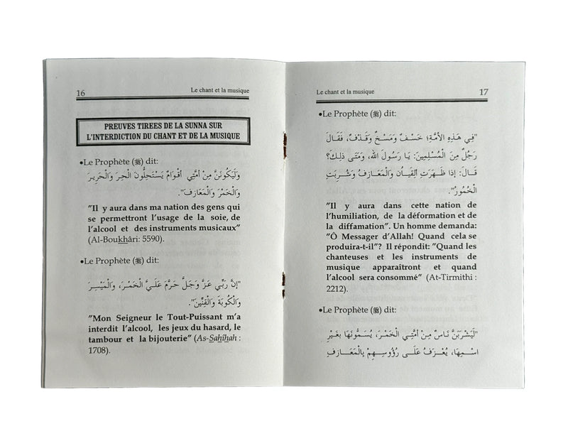 Le Chant et la Musique - Selon le Coran et la Sunna (Ruling on Singing & Music - French) - Darussalam by Darussalam Research Center