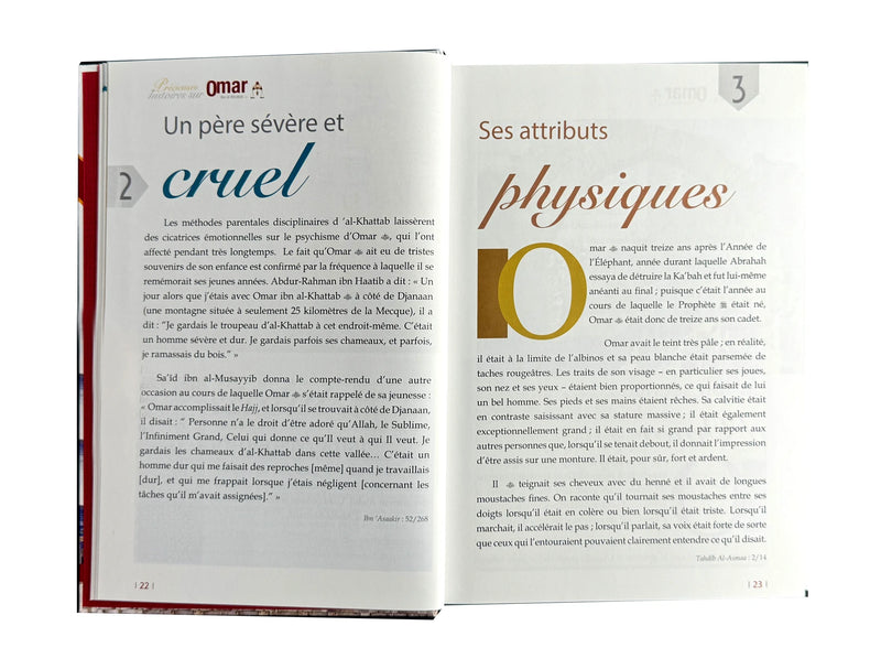 Précieuses Histoires sur Omar Ibn Al-Khattab (R.A) - page intérieure