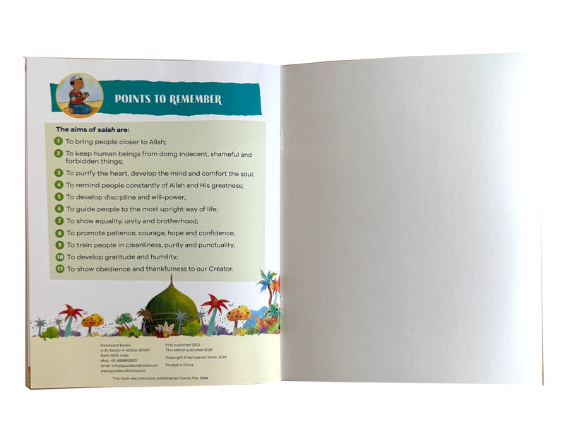 I Can Pray Salah – Step-by-Step Illustrated Guide for Children | Saniyasnain Khan (Goodword)