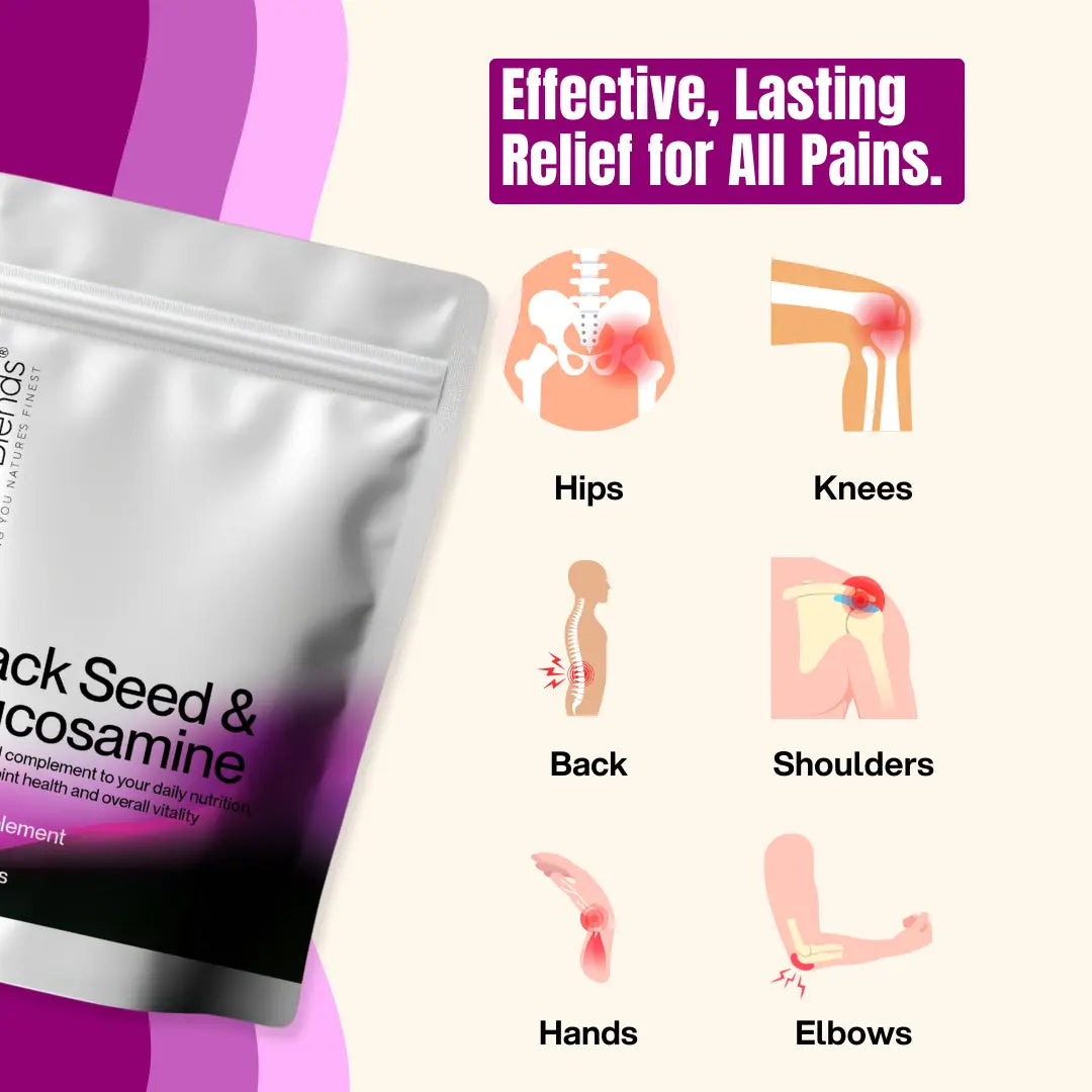 Black Seed Oil & Natural Glucosamine Capsules