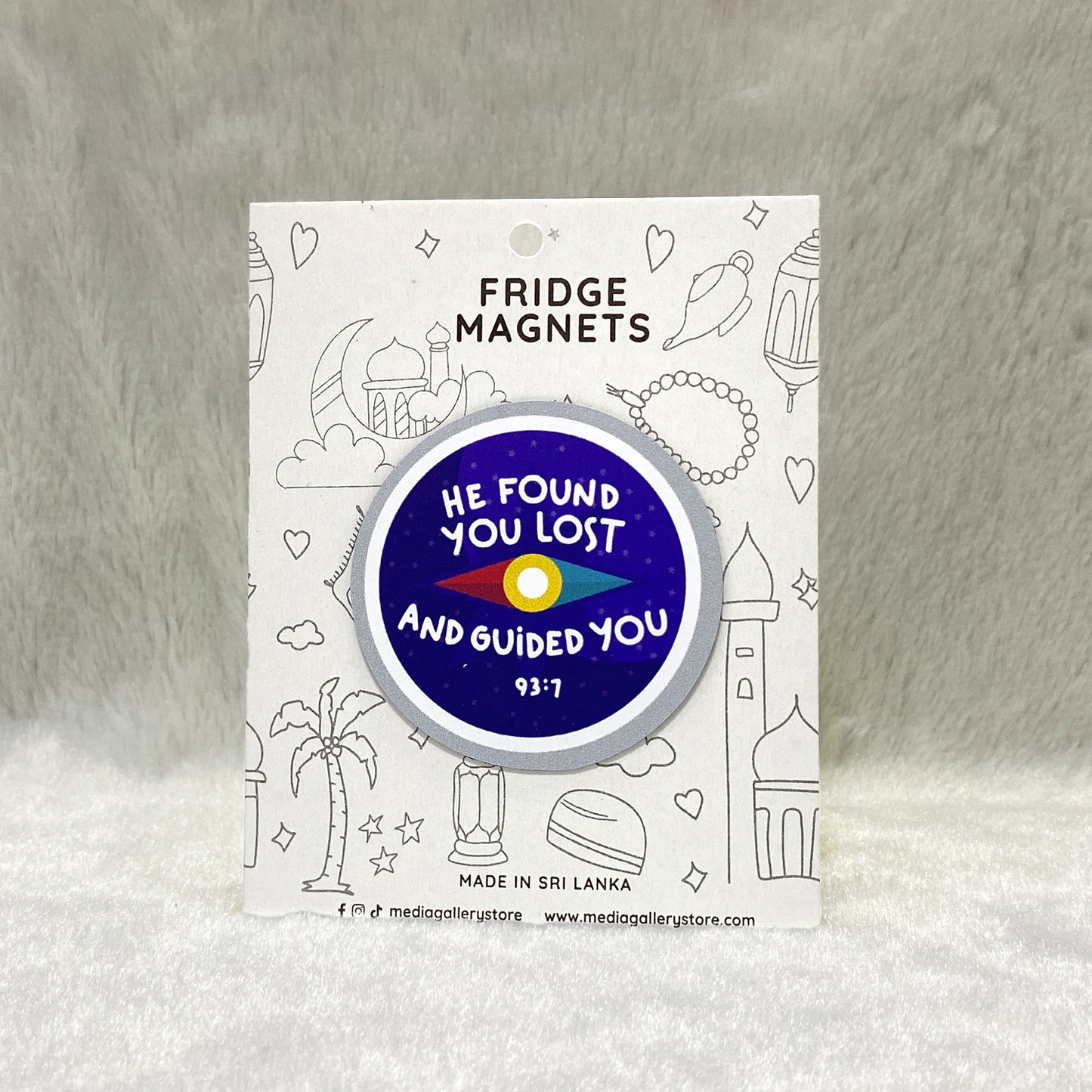 He found you lost | Fridge Magnet