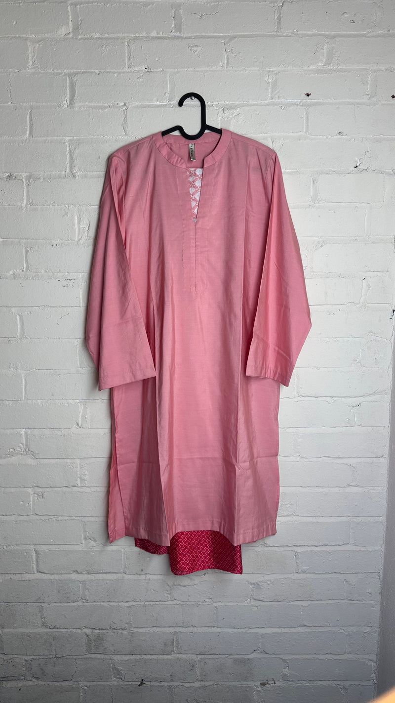 Pink Traditional Kurti | Size M |Ethnic |Elegant Traditional Wear
