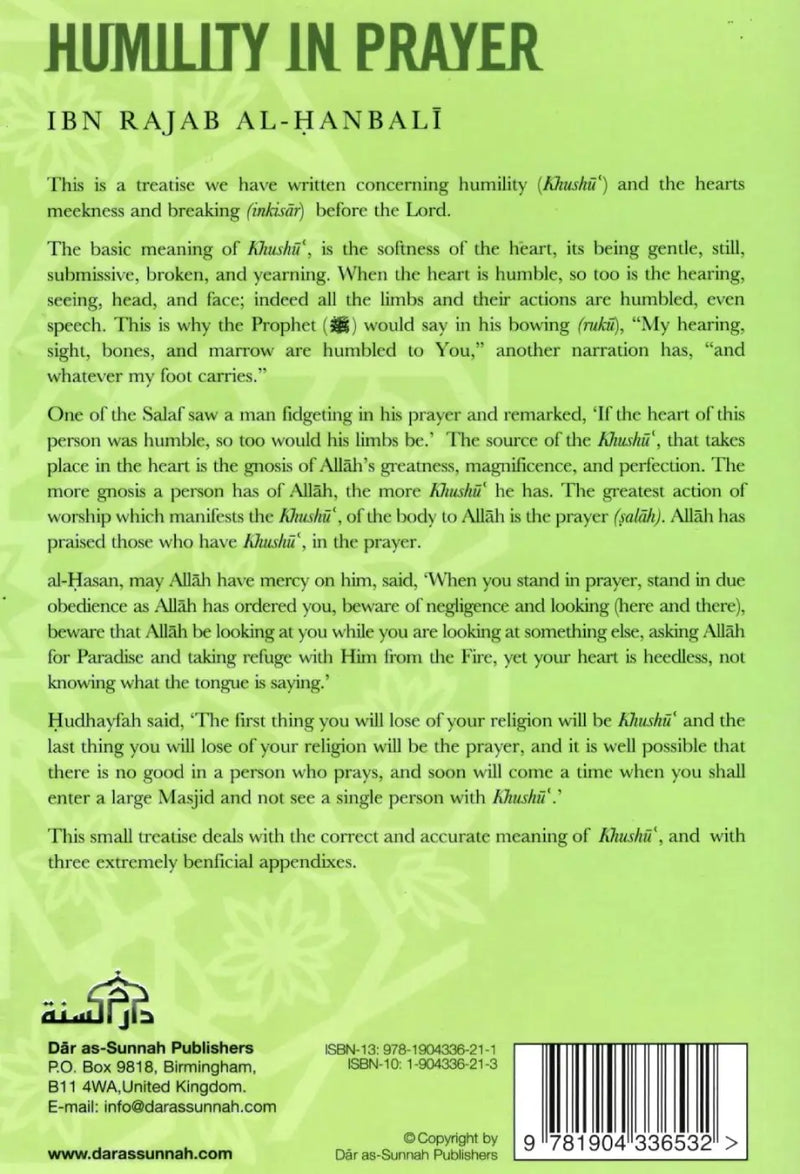 Humility in Prayer