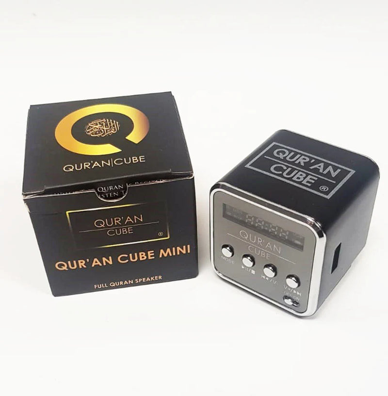 Quran Cube Mini – Compact Quran Speaker with Full Quran & USB Recharge | Islamic Gift UK