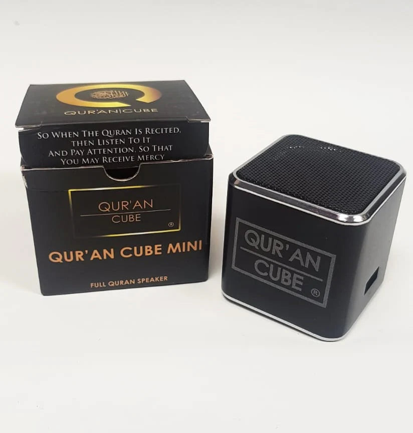 Quran Cube Mini – Compact Quran Speaker with Full Quran & USB Recharge | Islamic Gift UK