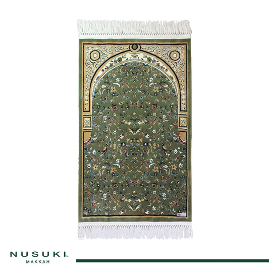 Rawdat Nusuki Prayer Mat-Janamaz With Handbag