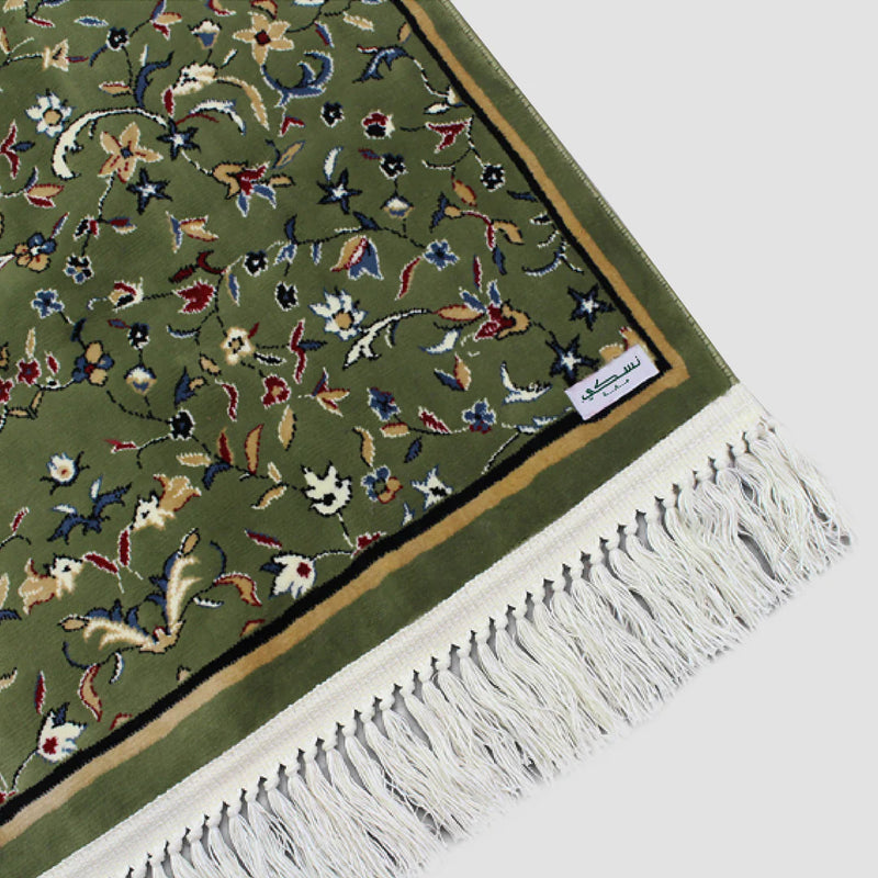 Rawdat Nusuki Prayer Mat-Janamaz With Handbag