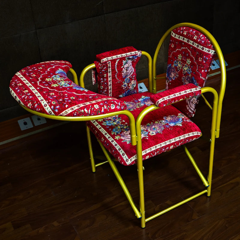 Sundus Prayer Chair – Foldable Salah Chair with Sujood Support (200kg)