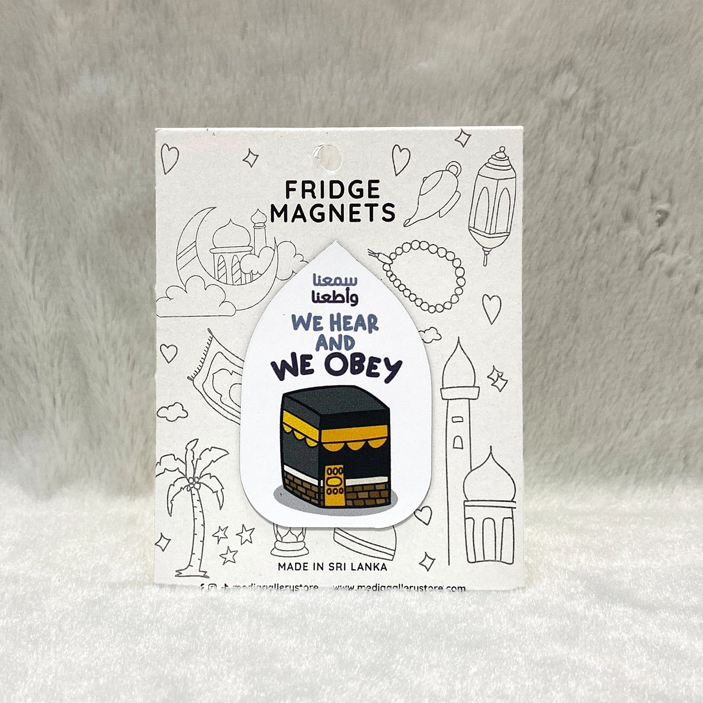 We hear and We Obey | Fridge Magnet