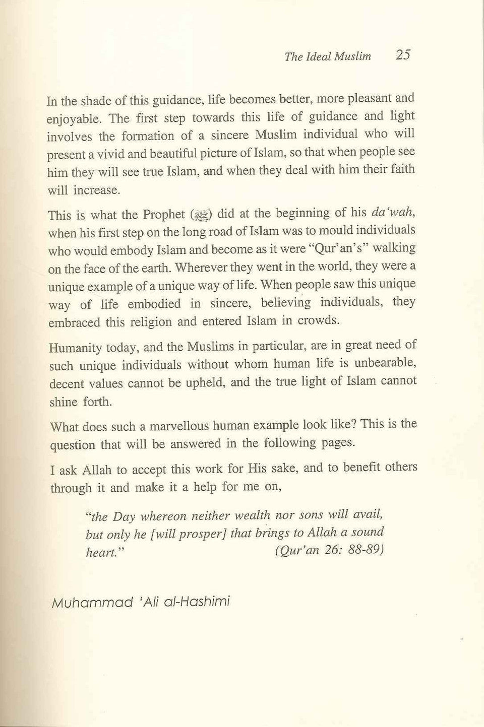 Ideal Muslim by Dr. Ali AI Hashimi