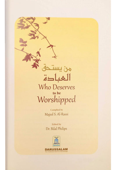 Who Deserves to be Worshipped