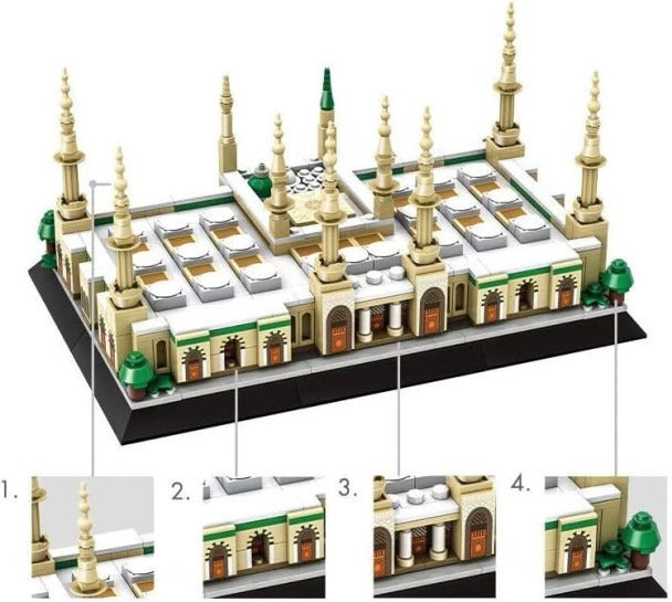 Prophet's Mosque, Medina (Architecture Model to Assemble with Building Blocks.)