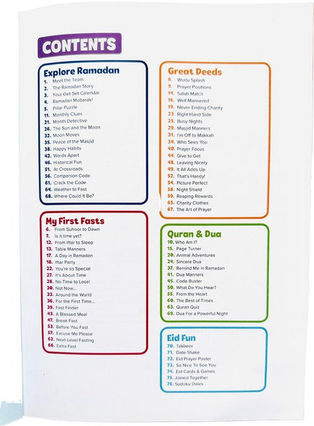 Ramadan Activity Book (Big Kids) | Fun & Educational Islamic Activities