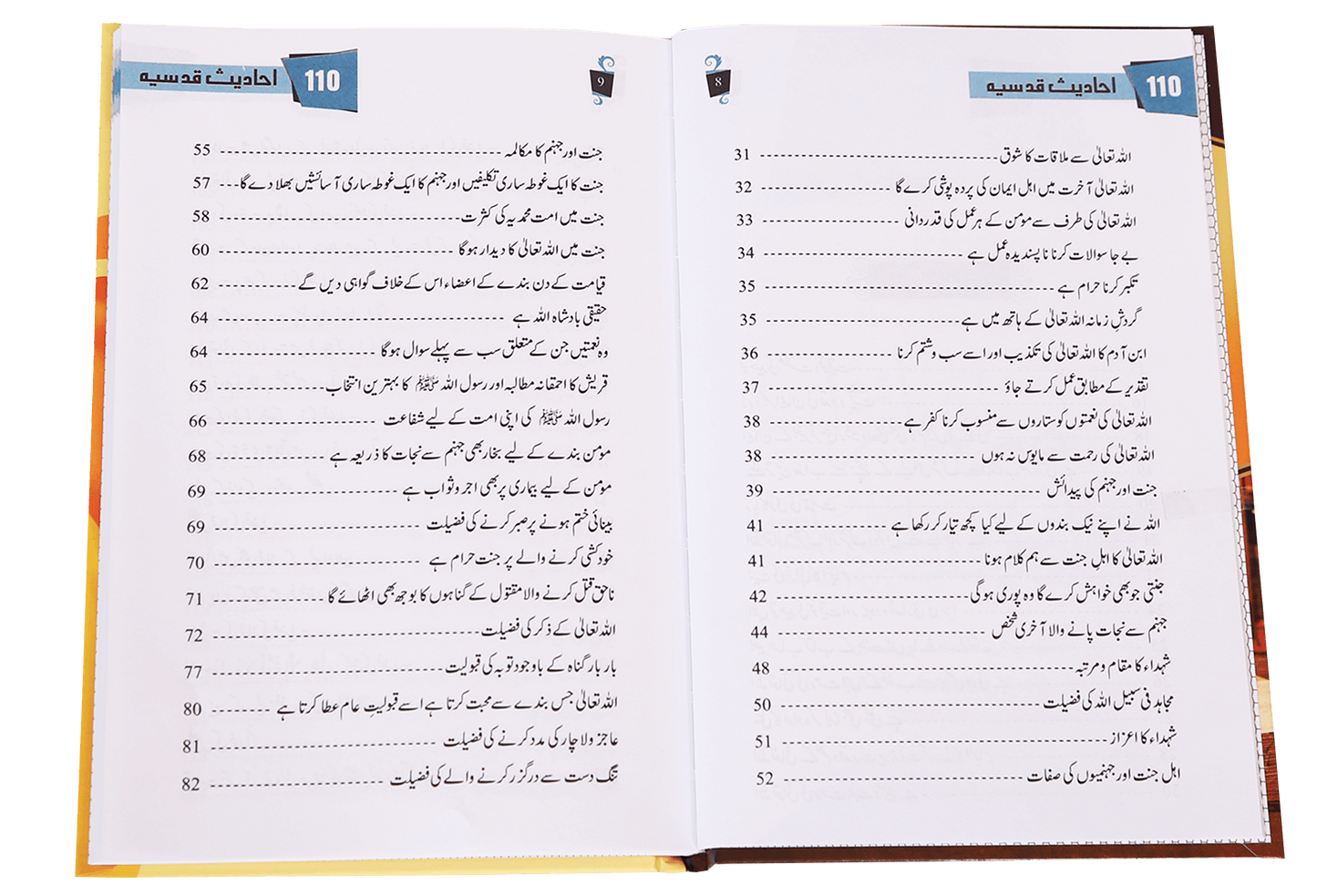110 Ahadith Qudsi - Urdu