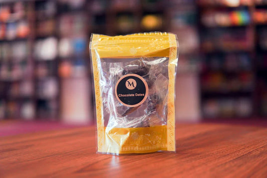 Chocolate Dates with Nuts 100g – Premium Chocolate Covered Dates | Sweet Gift Treat UK