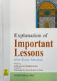 Explanation of Important Lessons