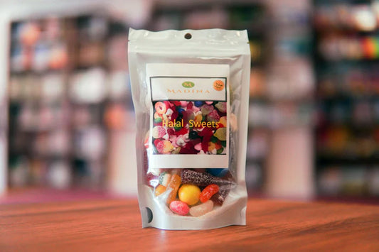Madina Halal Mixed Sweets 200g – Assorted Halal Candy Pouch