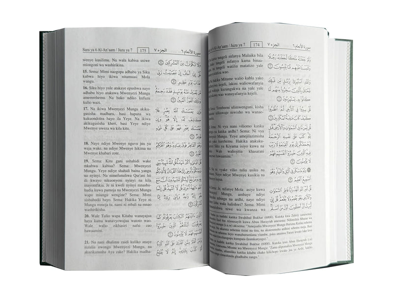 Noble Quran with Swahili Translation