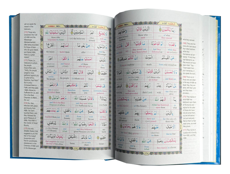 Study the Noble Qur’an – Word-for-Word English Translation (10 Juz Set) | Darussalam