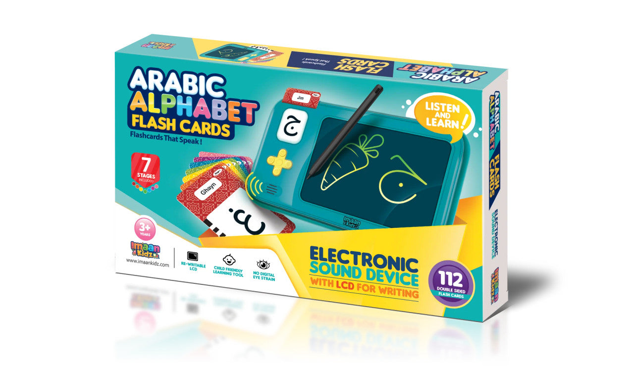 Arabic Alphabet Talking Flashcards (with LCD screen)