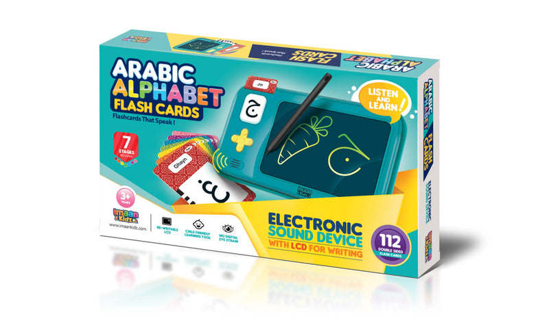 Arabic Alphabet Talking Flashcards (with LCD screen)