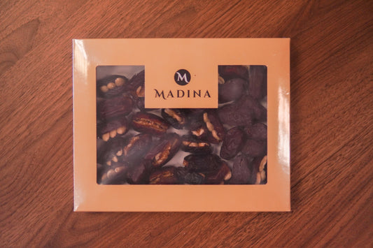Madina Elite Gift Dates with Nuts & Chocolate 400g – Luxury Ramadan & Eid Gift Box