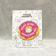 Donut Be Sad, Allah is with you | Fridge Magnet