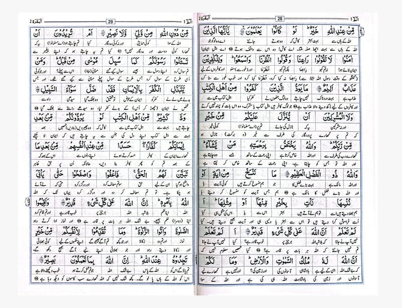 Para Set (30 Paras) – Urdu Script | 9 Lines | Word by Word with Urdu Translation | Darussalam پارہ سیٹ (30 پارے) – اردو رسم الخط | 9 سطریں | لفظ بہ لفظ ترجمہ کے ساتھ | دارالسلام