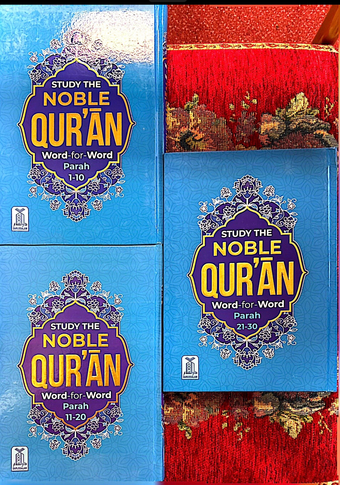 Study the Noble Qur’an – Word-for-Word English Translation (10 Juz Set) | Darussalam