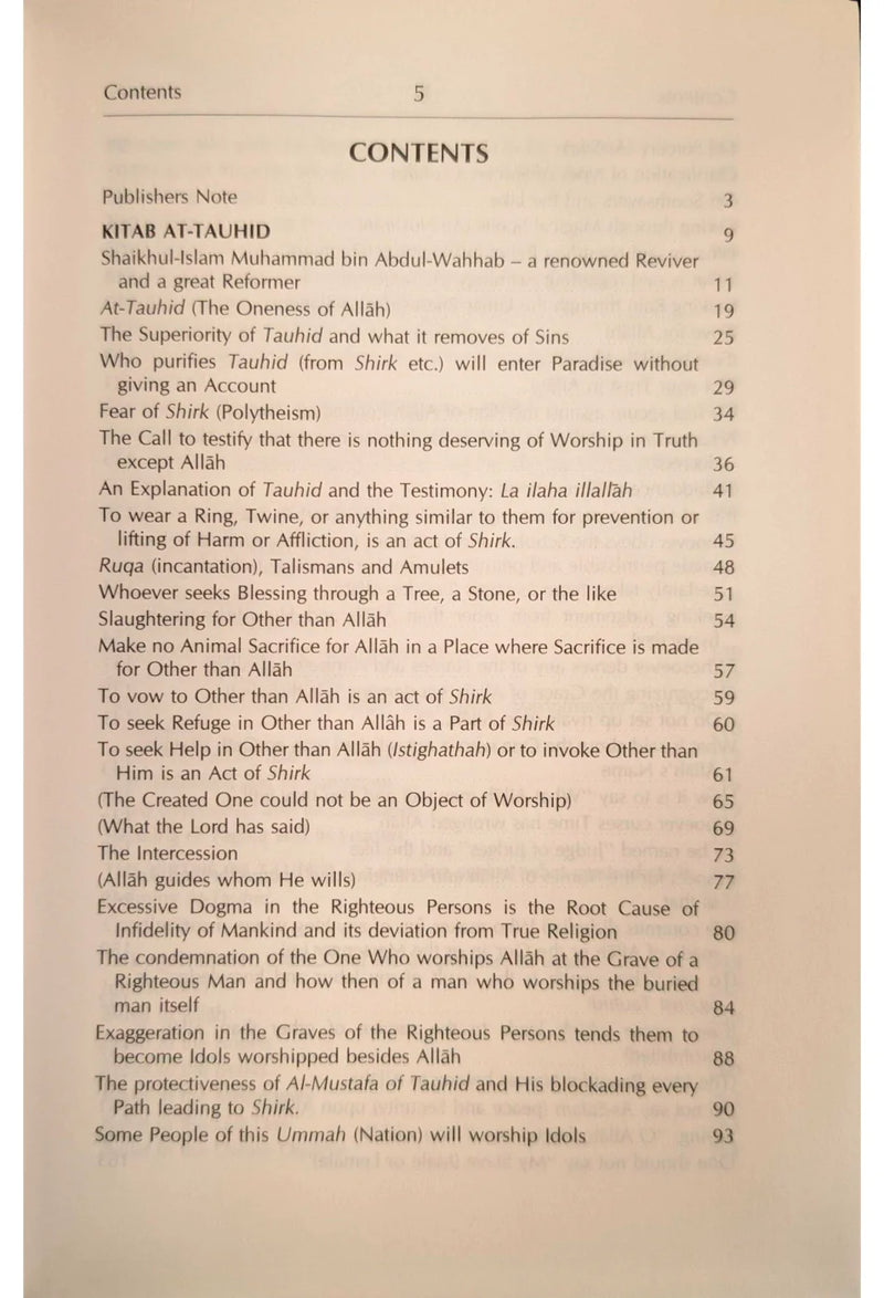 The Concise Collection on Creed and Tauhid