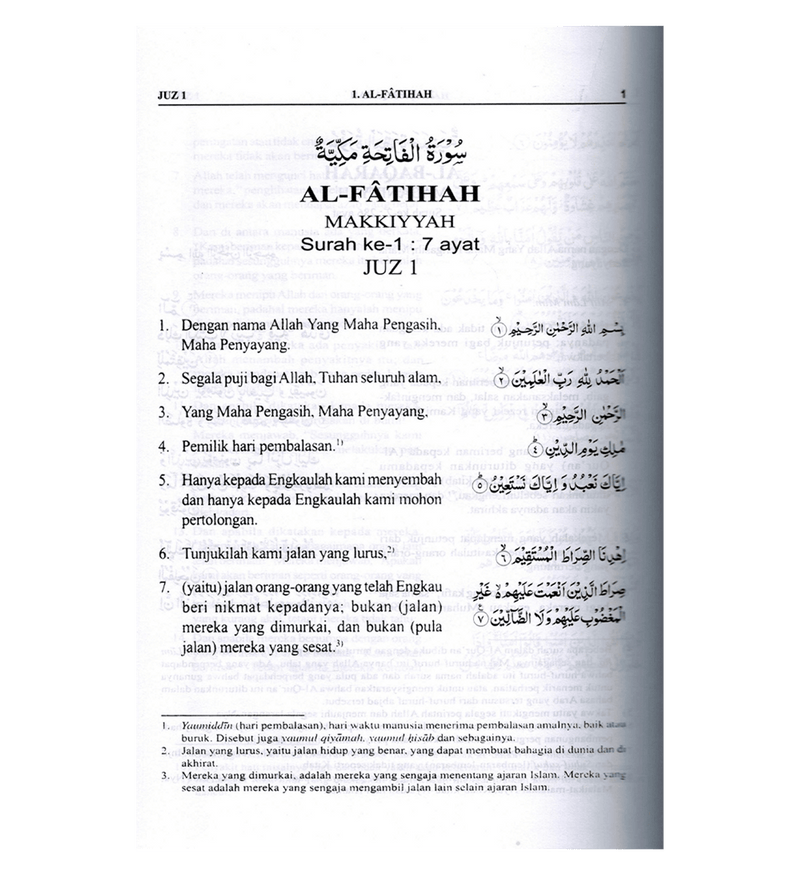 Noble Quran in Indonesian Language- Al Quran Mulia Berbahasa Indonesia