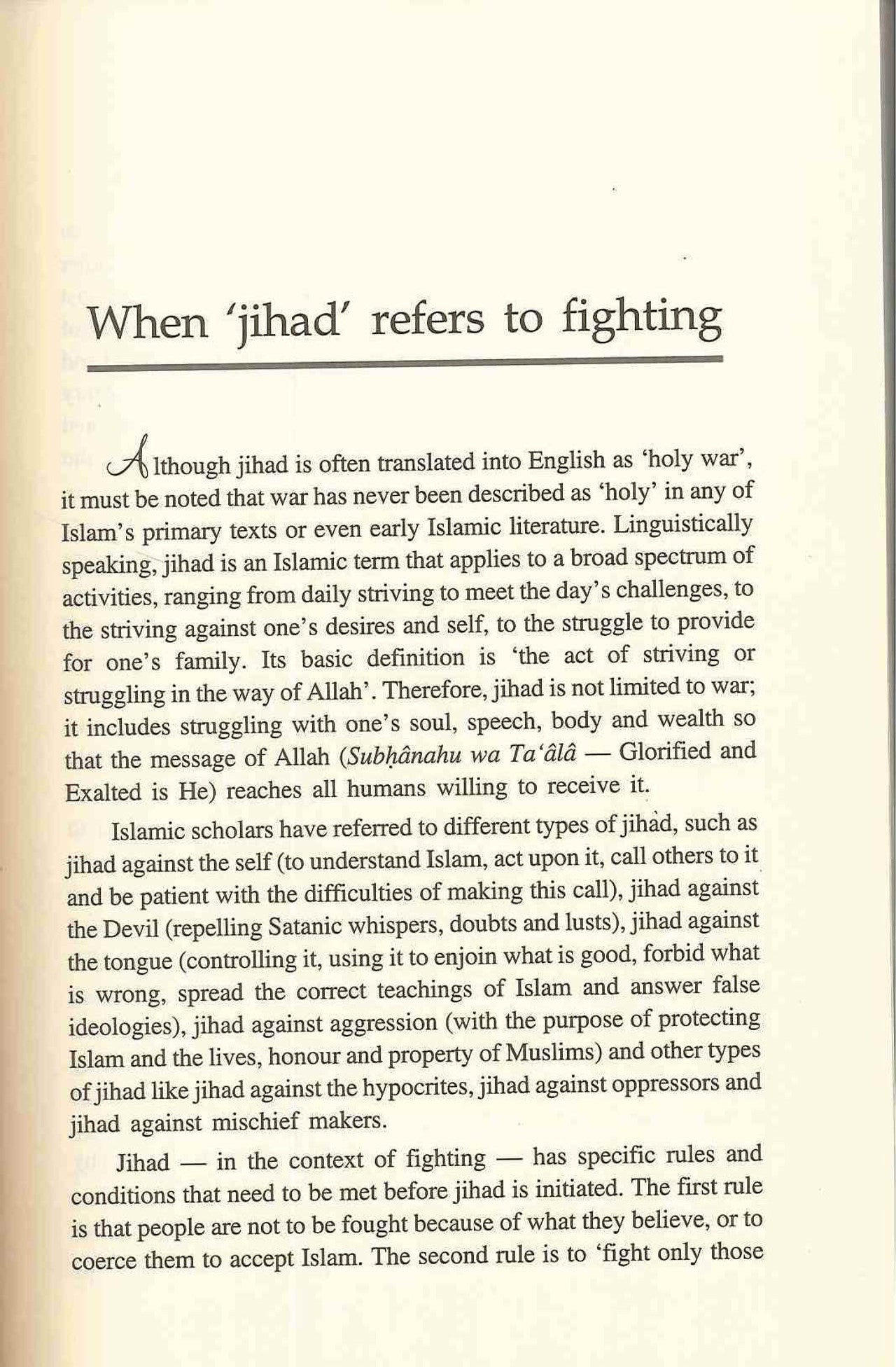 Psychology from Islamic prespective
