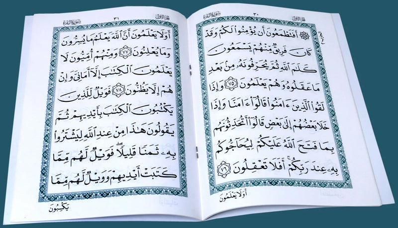 Quran 30 Para Set Uthmani Script -  (Big Script for Elders)