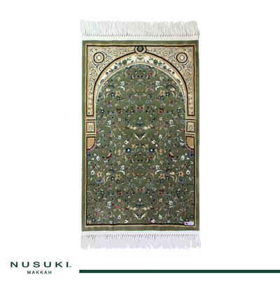 Rawdat Nusuki Prayer Mat-Janamaz With Handbag