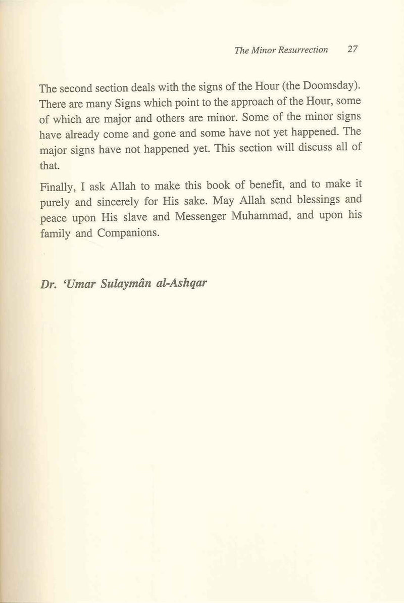 Minor Resurrection Islamic Creed Series Vol. 5