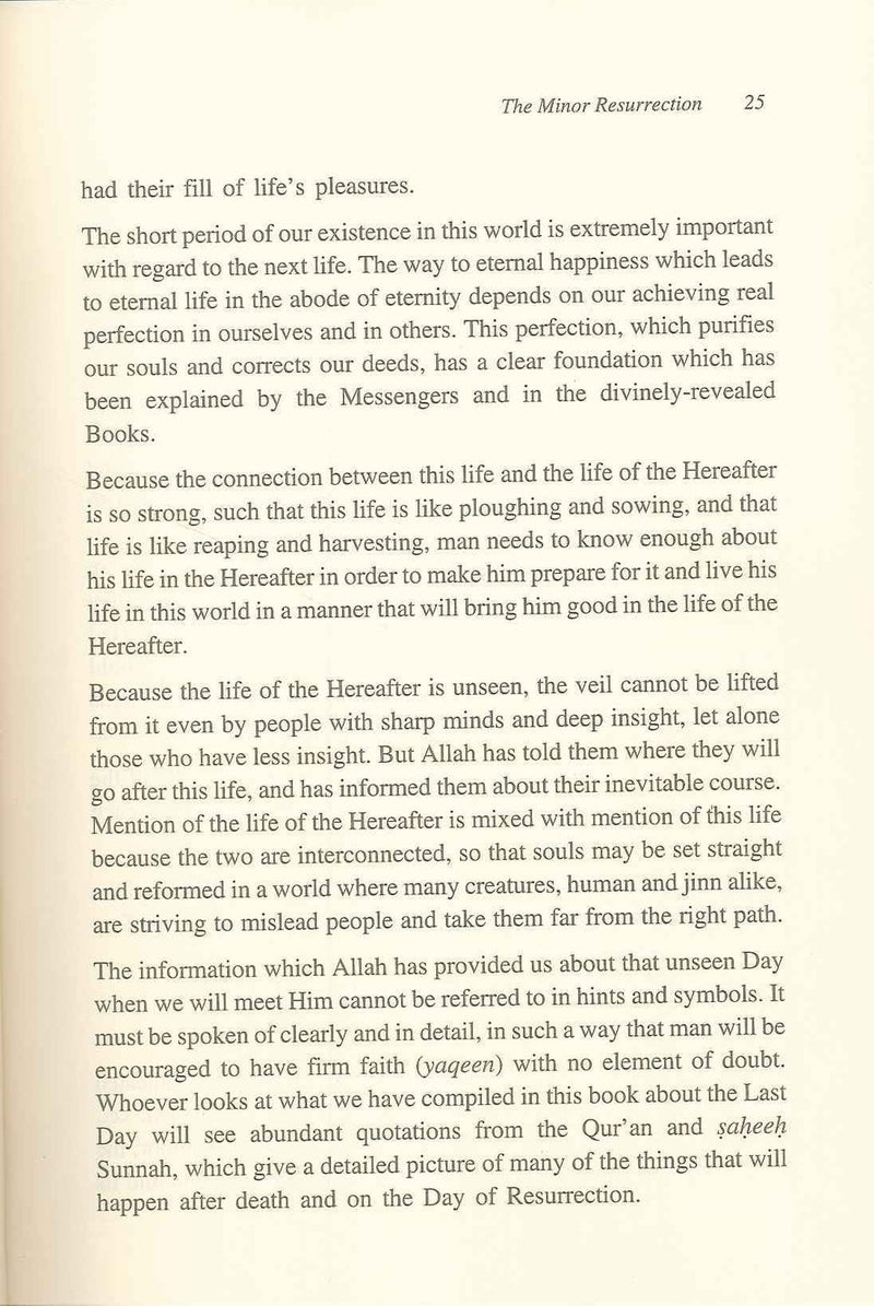 Minor Resurrection Islamic Creed Series Vol. 5