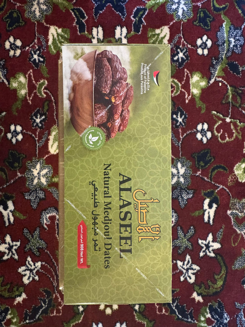 AL ASEEL Natural Medjoul Dates – Delight (908g) | Product of Palestine
