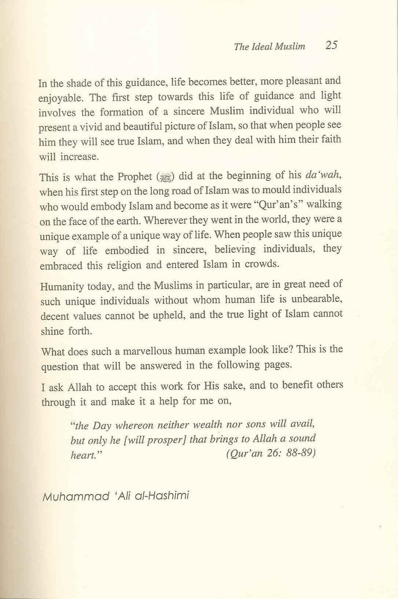 Ideal Muslim by Dr. Ali AI Hashimi