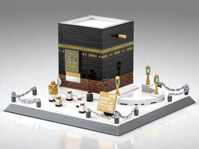 Kaabah Mecca House of Allah Building Toy Model Lego Building Block