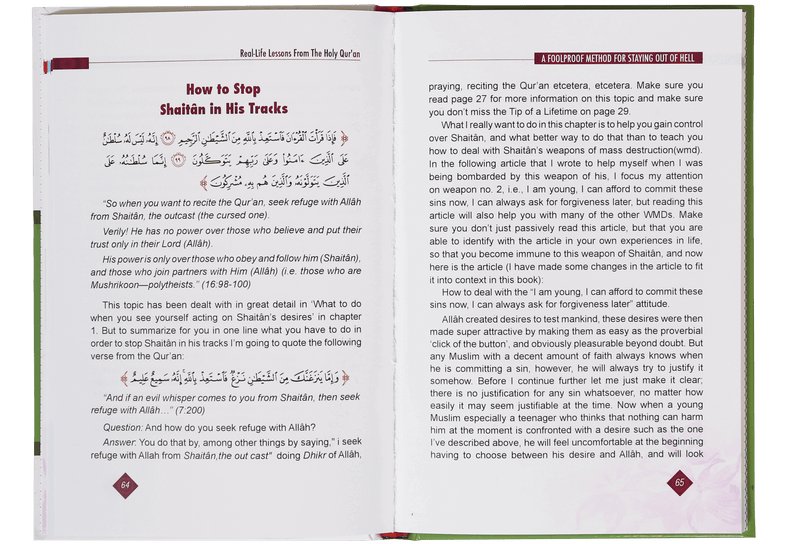 Real Life Lesson from Quran 2 color Book - English