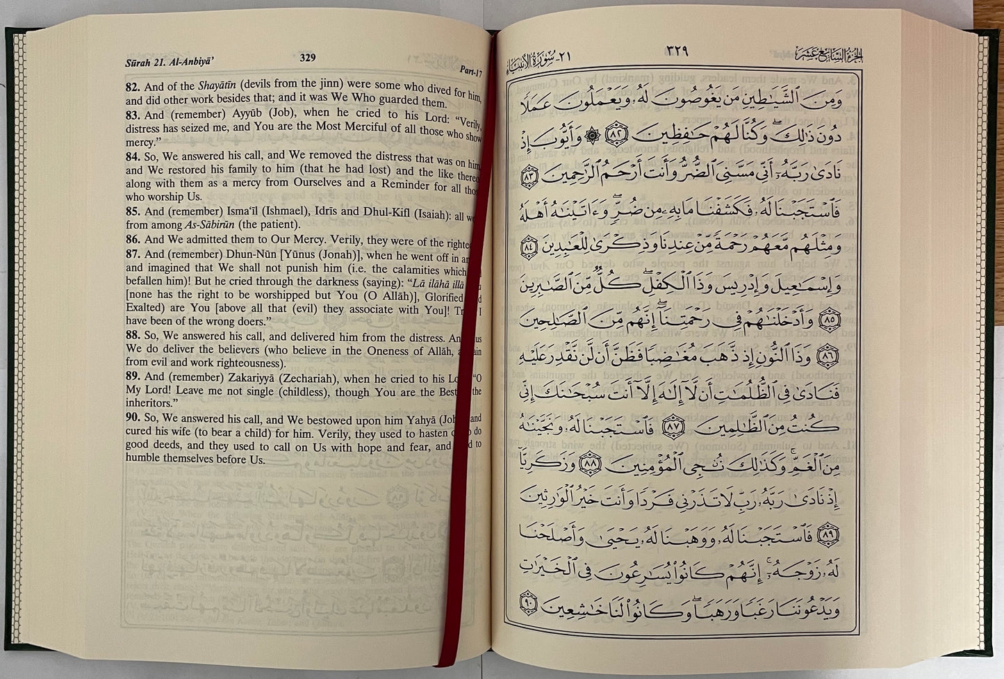 Interpretation of the meaning of the Noble Quran - Side-By-Side English