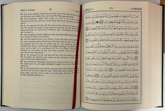 Interpretation of the meaning of the Noble Quran - Side-By-Side English